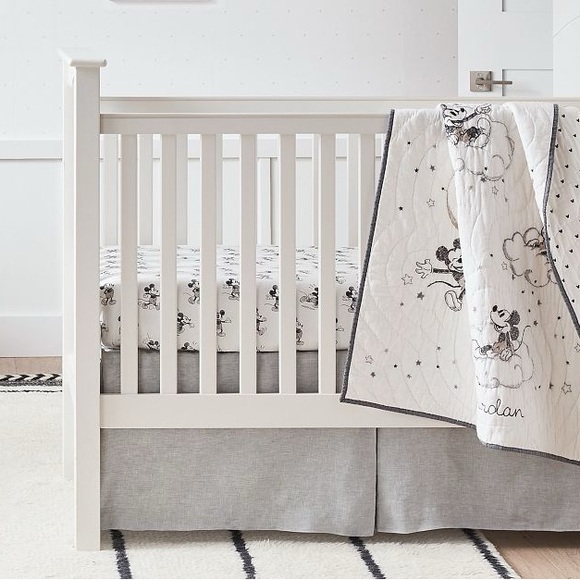 Other - Belgian Flax Linen Crib Skirt